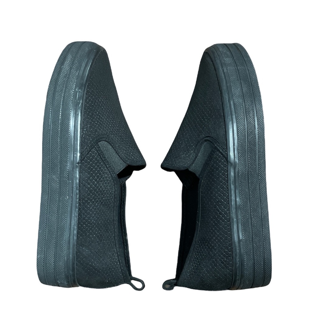 H&M Divided Black Slip on Sneakers Shoes size 39 - Picture 4 of 7